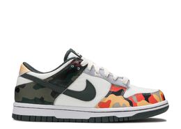 Nike: Тёмные кроссовки  Dunk Low SE