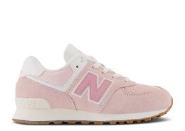 New Balance: Розовые кроссовки  574