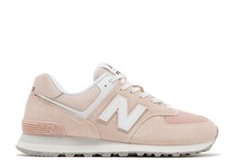 New Balance: Розовые кроссовки  574