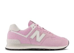 New Balance: Розовые кроссовки  574