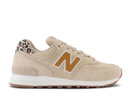 New Balance: Розовые кроссовки  574