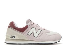 New Balance: Розовые кроссовки  574