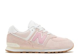 New Balance: Розовые кроссовки  574