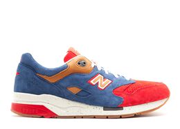New Balance: Синие кроссовки 