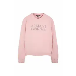 Armani Exchange: Розовый свитшот 