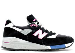 New Balance: Чёрные кроссовки 