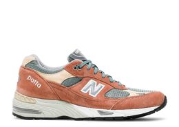 New Balance: Розовые кроссовки  991