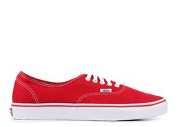 Vans: Красные кроссовки  Authentic