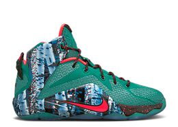 Nike: Зелёные кроссовки  Lebron 12