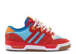 Adidas: Оранжевые кроссовки  Rivalry Low