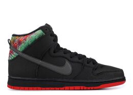 Nike: Чёрные кроссовки  SB Dunk High Pro