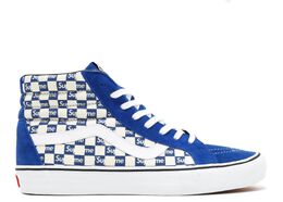 Vans: Голубые кроссовки  Sk8-Hi Pro