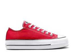 Converse: Красные кроссовки  Chuck Taylor All Star Lift