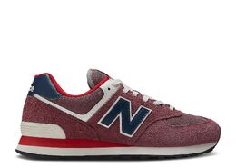 New Balance: Красные кроссовки  574