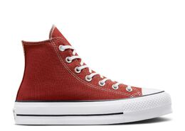 Converse: Красные кроссовки  Chuck Taylor All Star Lift