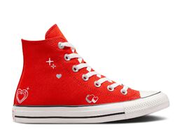 Converse: Красные кроссовки  Chuck Taylor All Star