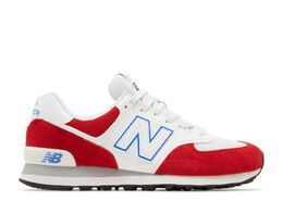 New Balance: Красные кроссовки  574