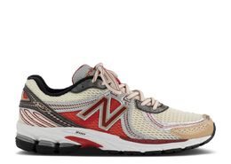 New Balance: Красные кроссовки 