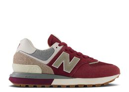 New Balance: Бордовые кроссовки  574