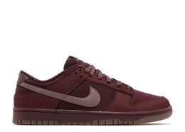 Nike: Бордовые кроссовки  Dunk Low Premium