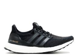 Adidas: Чёрные кроссовки  UltraBoost