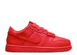 Nike: Красные кроссовки  Dunk Low