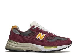 New Balance: Бордовые кроссовки  992