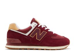 New Balance: Красные кроссовки  574