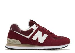 New Balance: Красные кроссовки  574