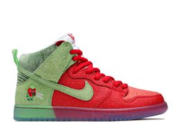 Nike: Красные кроссовки  Dunk High