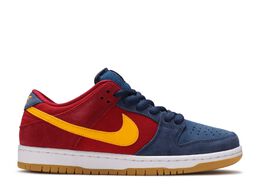 Nike: Красные кроссовки  Dunk Low