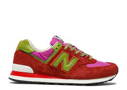 New Balance: Красные кроссовки  574