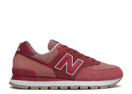 New Balance: Красные кроссовки  574