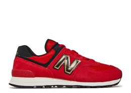 New Balance: Красные кроссовки  574