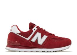 New Balance: Красные кроссовки  574