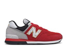 New Balance: Красные кроссовки  574