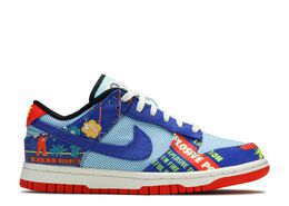 Nike: Красные кроссовки  Dunk Low