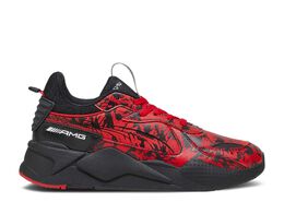 PUMA: Красные кроссовки  RS-X