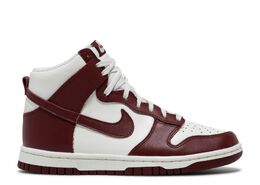 Nike: Красные кроссовки  Dunk High