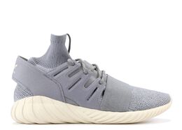 Adidas: Серые кроссовки  Tubular Doom Primeknit