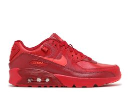 Nike: Красные кроссовки  Air Max 90