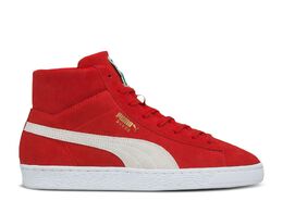 PUMA: Красные кроссовки  Suede