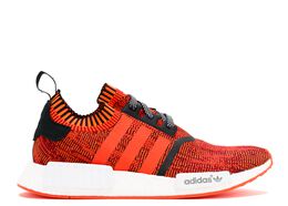 Adidas: Красные кроссовки  NMD_R1 Primeknit