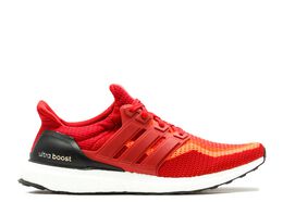 Adidas: Красные кроссовки  UltraBoost