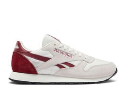 Reebok: Бордовые кроссовки  Classic Leather