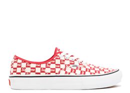 Vans: Красные кроссовки  Authentic Pro