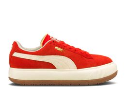 PUMA: Красные кроссовки  Suede Mayu Up