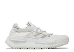 Adidas: Белые кроссовки  NMD