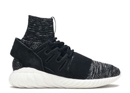 Adidas: Чёрные кроссовки  Tubular