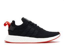 Adidas: Чёрные кроссовки  NMD_R2 Primeknit